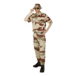 Chemisette F2 camo fr/désert