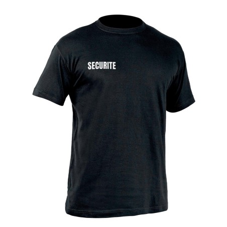 T-shirt SÉCU-ONE Sécurité noir