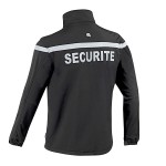 Veste Softshell SÉCU-ONE Sécurité noir