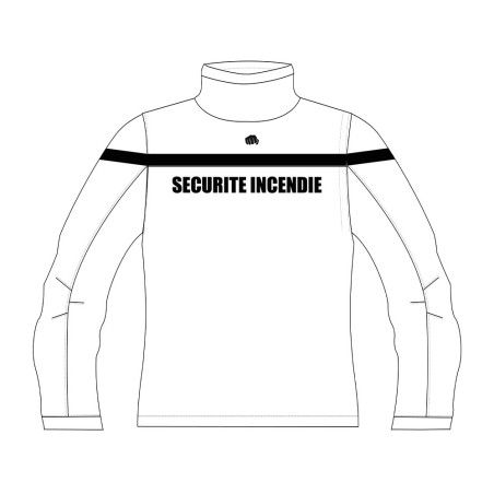 Veste Polaire SÉCU-ONE Sécurité Incendie rouge