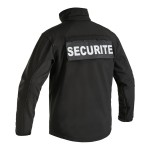 Veste Softshell SÉCU-ONE flap Sécurité noir