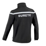 Veste Softshell SÉCU-ONE Sûreté noir