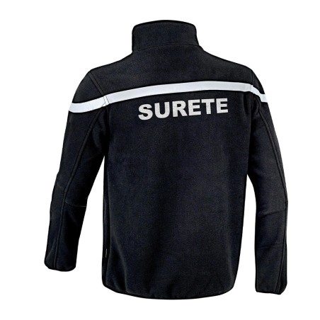 Veste Polaire SÉCU-ONE Sûreté noir