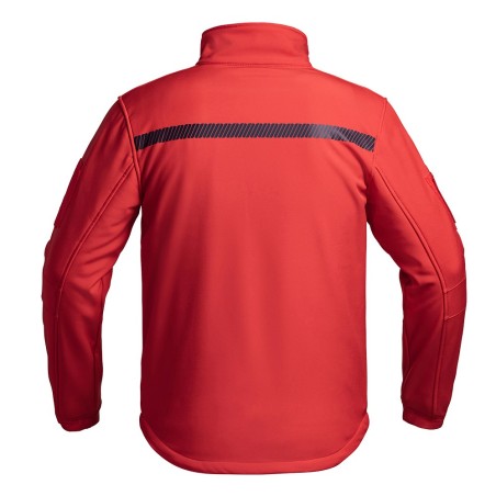 Veste Softshell SÉCU-ONE Sécurité Incendie rouge