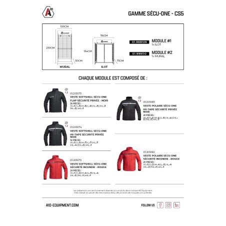 Concept store SÉCU-ONE CS5 x1 îlot