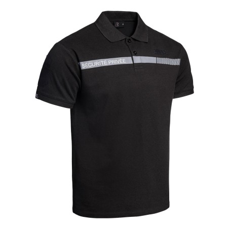 Polo SÉCU-ONE Sécurité Privée noir