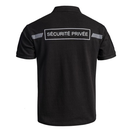 Polo SÉCU-ONE Sécurité Privée noir