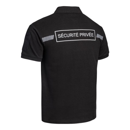 Polo SÉCU-ONE Sécurité Privée noir