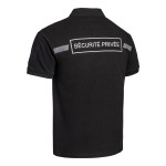 Polo SÉCU-ONE Sécurité Privée noir