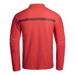 Polo SÉCU-ONE manches longues Sécurité Incendie rouge