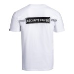 T-shirt SÉCU-ONE Sécurité Privée blanc