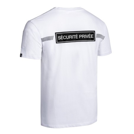 T-shirt SÉCU-ONE Sécurité Privée blanc
