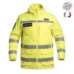 Parka Hardshell SÉCU-ONE WF 150 HV-TAPE Sécurité Privée jaune