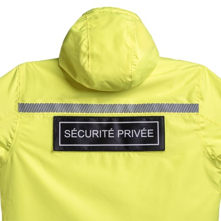 Parka Hardshell SÉCU-ONE WF 150 HV-TAPE Sécurité Privée jaune